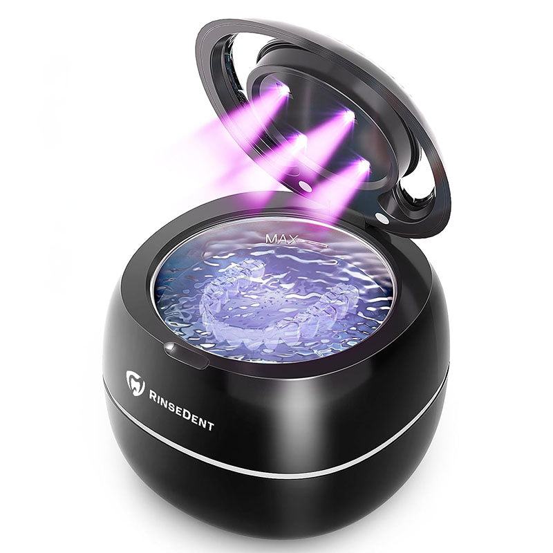 RinseDent® Ultrasonic & UV Cleaner for Dental Appliances