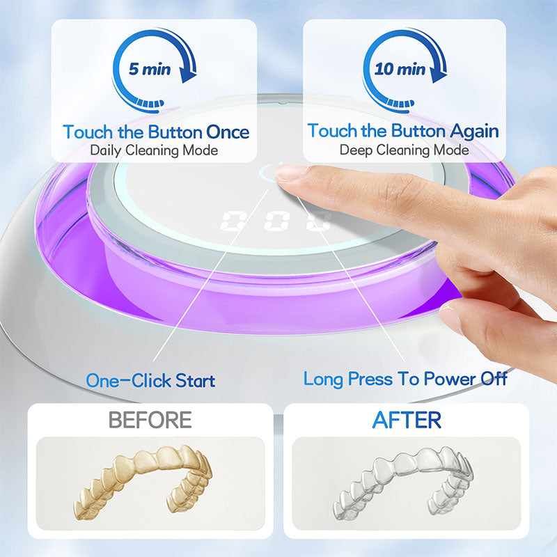 ST RinseDent® Ultrasonic & UV Cleaner for Dental Appliances